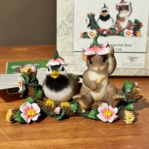 Fitz and Floyd, Charming Tails “You’re A Wonderful Bud” 88/130